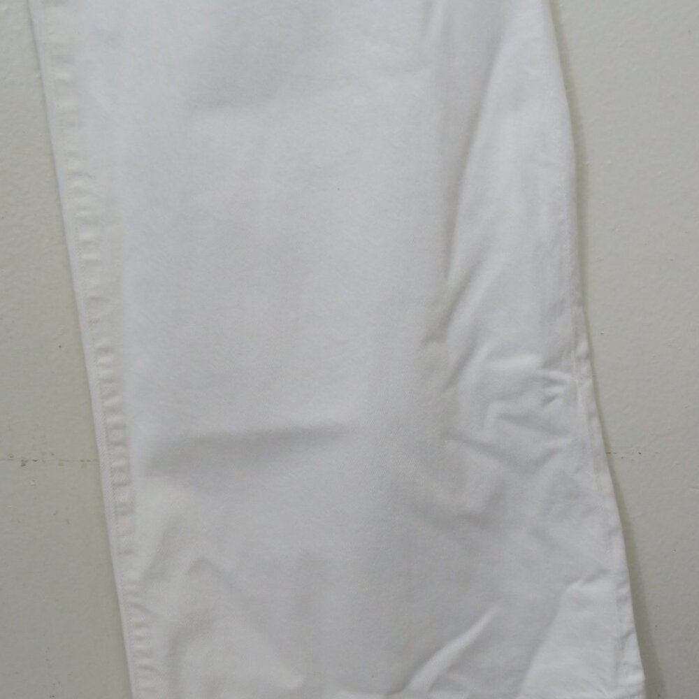 Agolde White Wide-Leg Flare Jeans - Picture 6 of 9